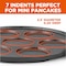 Commercial Chef Cast Iron Pancake Pan, Makes 7 Mini Silver Dollar Pancakes CHCI172 - alternate 7
